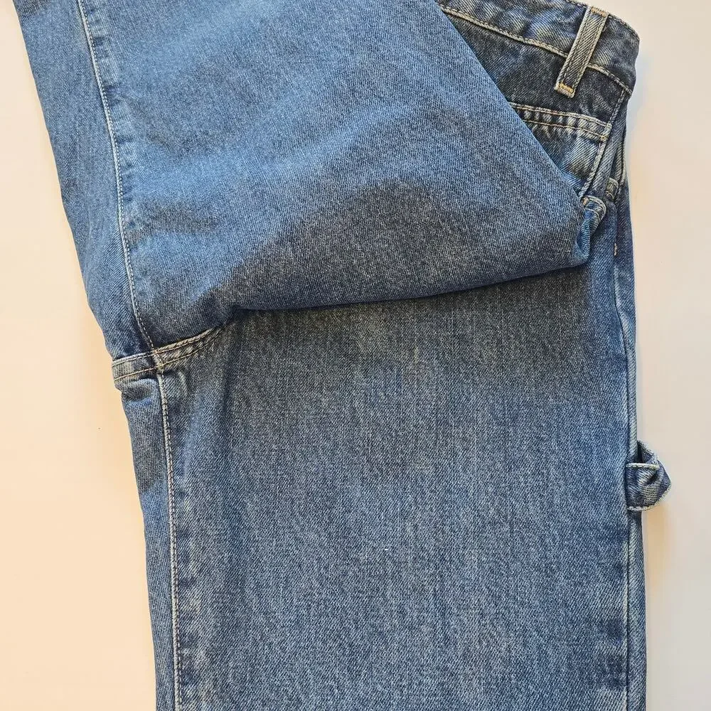 Vintage Tommy Hilfiger Jeans Womens Size 6 Blue Newest Slim Painter Retro Y2K